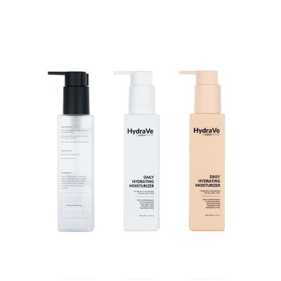 150ml Orange/white rectangle smooth with black/white/orange pump for shampoo lotion bottle