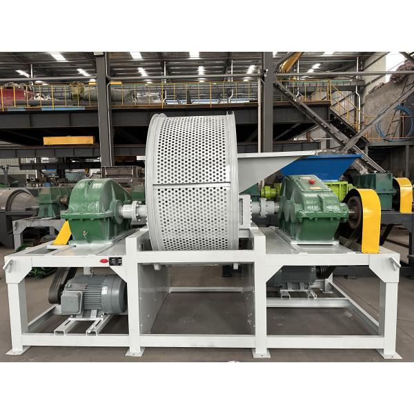 5000 kg Weight Double Shaft Shredder for Tire Recycling Plant Customized Production