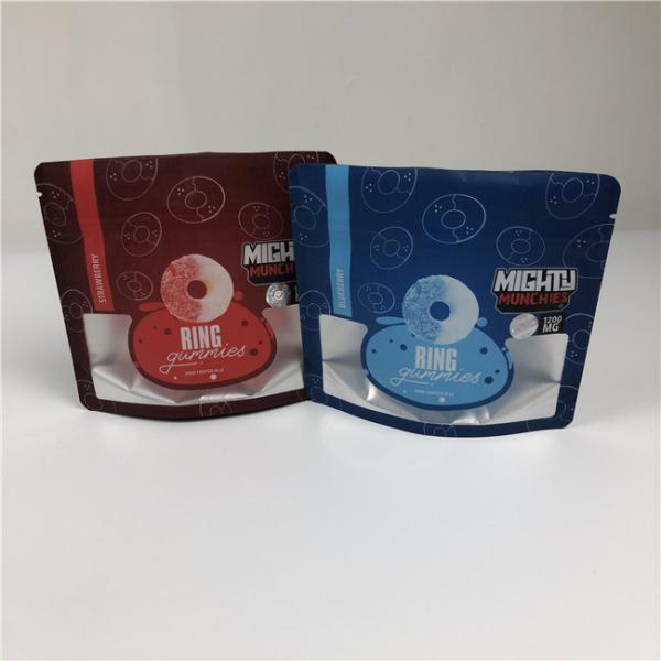 Professional Service Digital Printed Bags with Glossy/Matte Printing Finishing Gummy Edible Mylar Bags