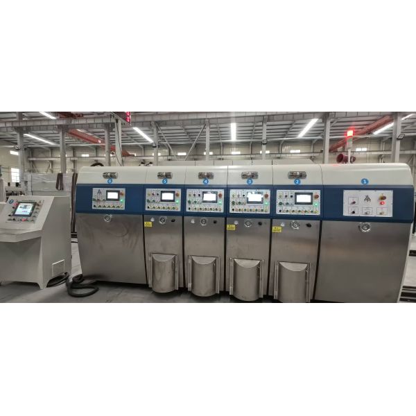 Servo Motor Drive Valco Flexo Gluer Machine Automatic UV Drying 350Sheets Per Minute