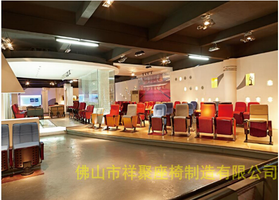 High Back Leather / Fabric VIP Cinema Room Seating Home Theater Chairs Durable