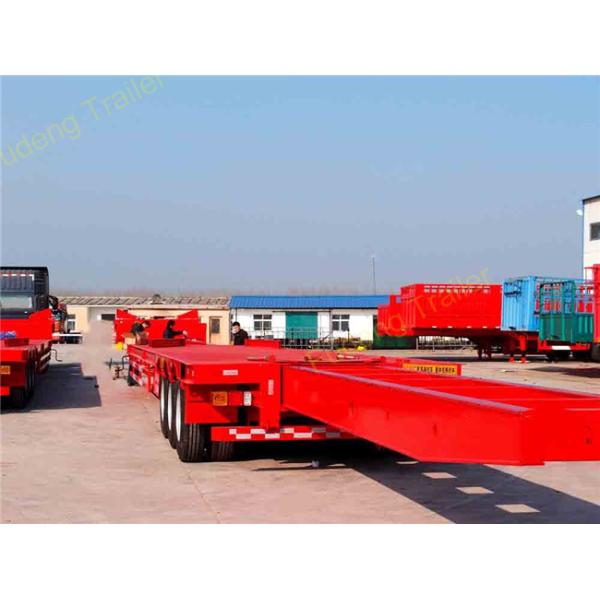 43 - 56 Meters Extendable Lowboy Trailer For Hydraulic Steering Wind Blade Carry