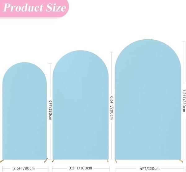 Wedding Arch Backdrop Covers Round Top Cover For Birthday Party Ceremony