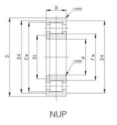 NUP314 70X150X35 cooper cage cylindrical roller bearing DEO BRAND GOOD QUALITY BEARING