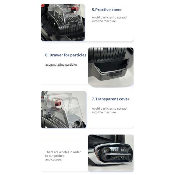 DC Brushless Motor Magic TANK 2M2 MAX CNC Automatic Key Cutting Machine for Dimple Key