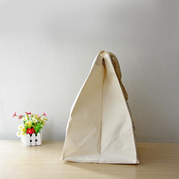 Puting portable big storage bag outdoor travel clothes school carry bag laundry rules facility customized canvas