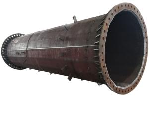 35KV Double Circuit Polygonal Pole Q420 Galvanizing Steel Transmission Pole
