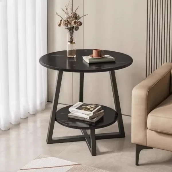 Modern Style Coffee Table for Small Living Room, Nordic Simple Side Sofa End