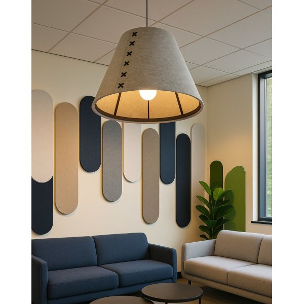 Ceiling Decor Eco PET Acoustic Lighting for Home Decoration Sound Absorption