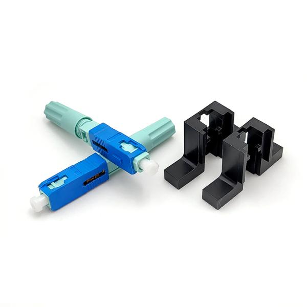 поле SC UPC FTTX 5G LX58 - installable синь плоского кабеля оптического волокна соединителя