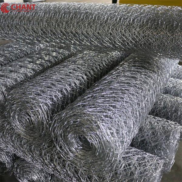 80*100*2.7mm Hot Dip Galvanized PVC Hexagonal Woven Wire Mesh Gabion Boxes Stone Basket