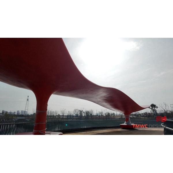 Customizable Outdoor Metal Pavilion for City Park Public Art Sculpture Shade Look