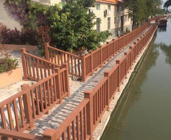 Conseil extérieur de Panel Protective Railing 2000x1200mm de barrière de GV WPC pour l'ingénierie de jardin