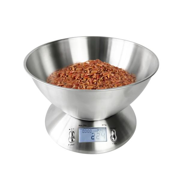 Medidor de peso electrónico inteligente 5kg Nutrición cocina digital horneado Pesada con pantalla digital certificado ROHS