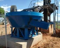 Machine humide de Pan Mill Mining Mineral Grinder d'or de cuivre de traitement du minerai