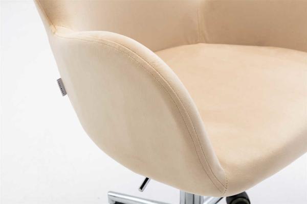 8.6KGS Beige Swivel Chair / Tomile Office Occasional Chairs