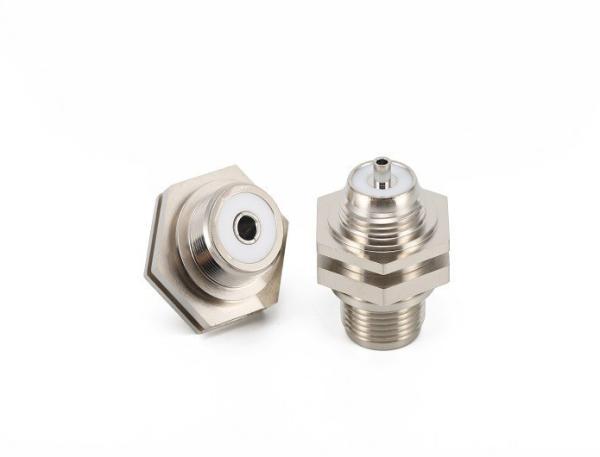 UHF female RF Coaxial Connector microstripe terminal