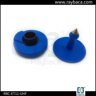 7,4 altura azul do diâmetro 22mm de EID Ear Tags For Pigs 30mm dos animais de G