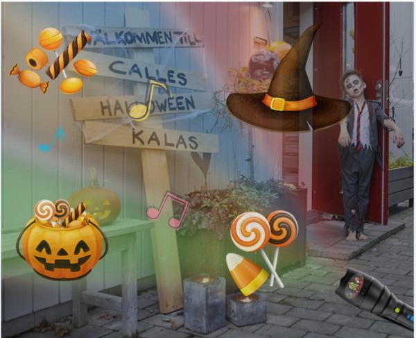 Christmas Decorative Projector Lights With Music 2000mAh 18650 Battery 0.5W