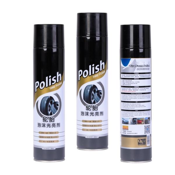 650ml Powerful Tyre Foam Cleaner Spray Car Polish Spray Multi Purpose