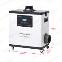 Uns sistema de extrator das emanações do salão de beleza do prego do corpo do metal do canal/eliminador das emanações em 110V