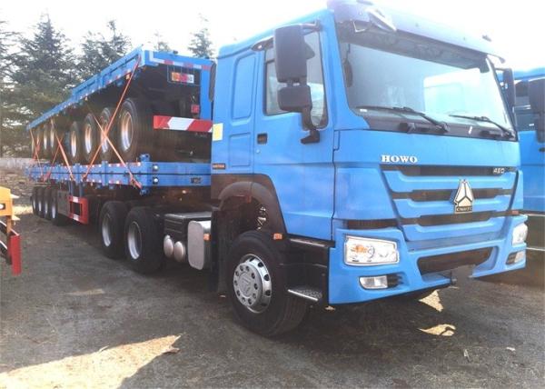 2 Axle 3 Axle 40 Ft 20 Ft Flatbed Container Semi Trailer