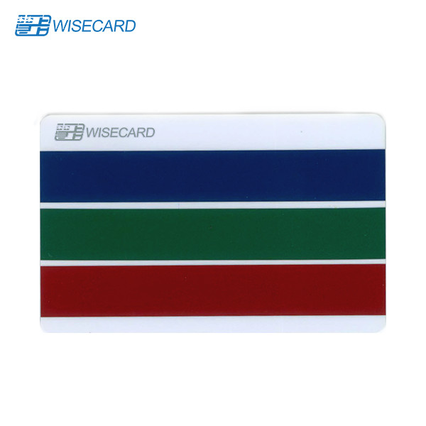 Смещенная визитная карточка Pantone металла CMYK латунное WCT Magstripe