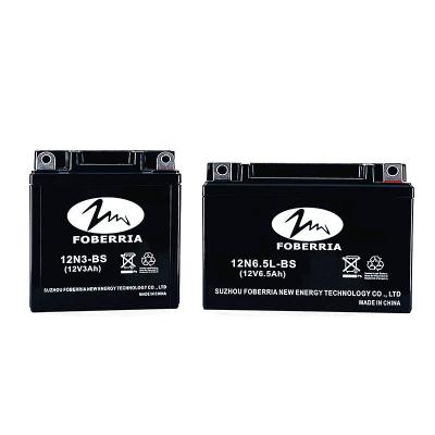 Motorbike 12v 6ah Motorcycle Battery Sealed Lead Acid Battery For Electric Scooter
