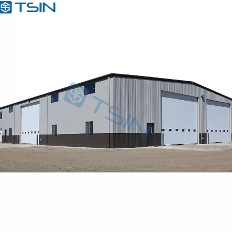 Fast Assembly Bolt Up Prefab Steel Workshop Custom Size Industrial Factory Building