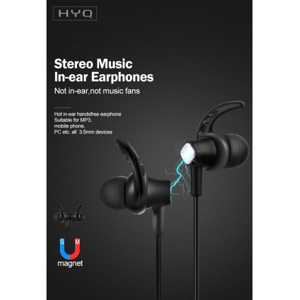 HiFi Bass Stereo Sound Noise Cancelling Earphones With Remote Volume Control