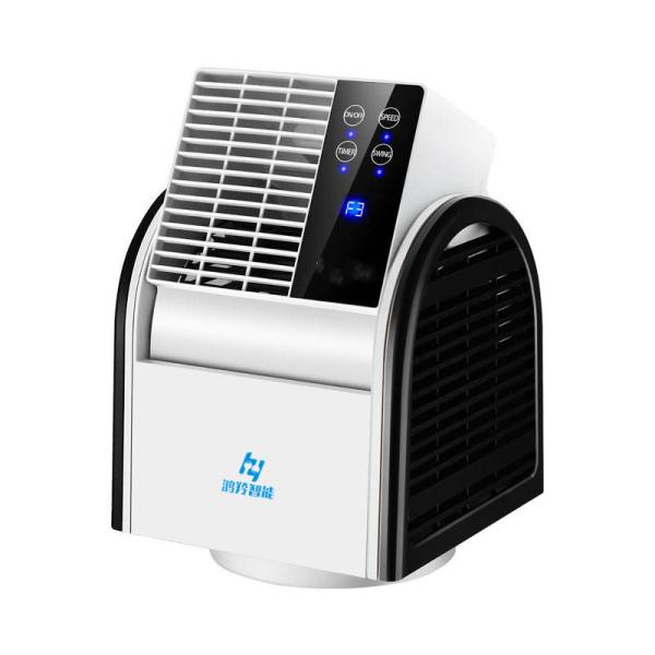 Portable Fan Bladeless Plastic Air Circulation Fan with 120 Degree Air Supply Angle