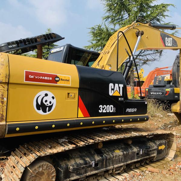 Категория 320d Использованный экскаватор Caterpillar Средний 20t Оригинальный цвет краски