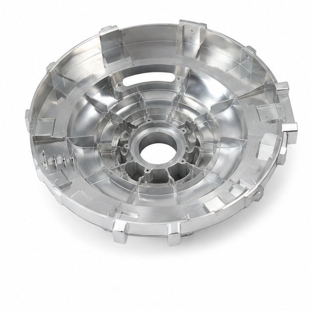 Mill Turn 6061 Custom Cnc Aluminum Parts Rotary Housing Cover