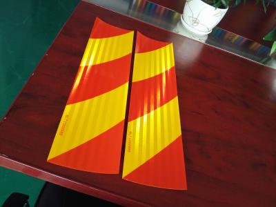 Weather Resistant Red And Yellow Vehicle Reflective Tape Package 1 Roll/Box