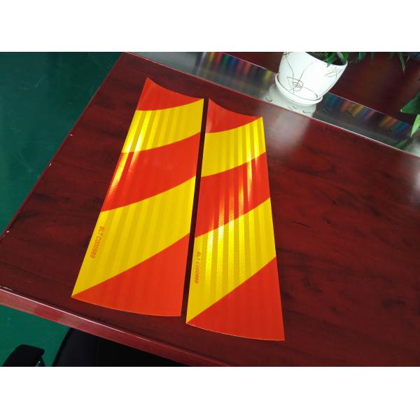 Weather Resistant Red And Yellow Vehicle Reflective Tape Package 1 Roll/Box
