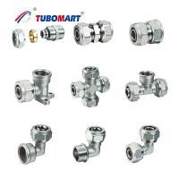 Armatures de compression Pex de 12 mm 16 mm 20 mm Armatures de compression de coude démontables