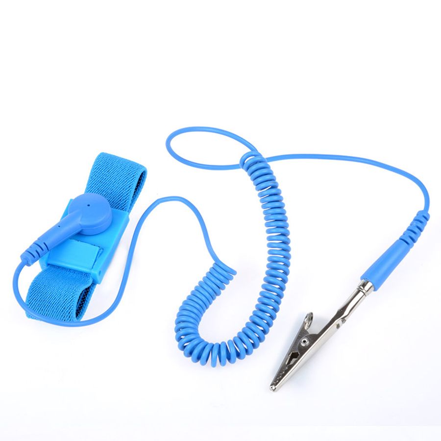 Earthing Wrist Strap Factory Grounding Blue Wrist band for Healthy Earthing Energy With Grounding Coil Cord