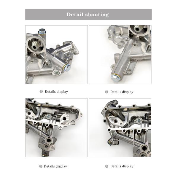 12615-52206 Oil Cooler Cover Aluminum Die Casting For Hino FD33 Engine