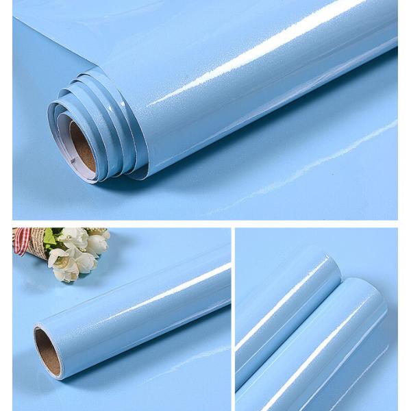 Orange Blue Green Glossy Peel And Stick Wallpaper 60cm 120cm Countertop Wallpaper