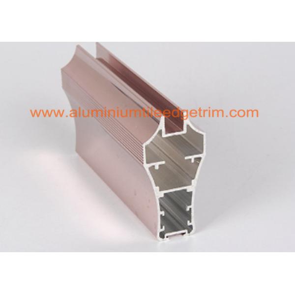 Metal Aluminium Channel Extrusions Copper Anodized Furniture Application