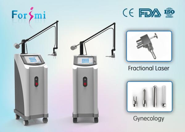 10.4 inch touch screen fraction co2 laser / 40w rf glass tube laser co2  / co2 medical laser