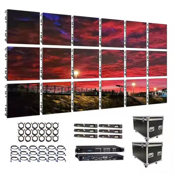 1R1G1B1W Outdoor Rental LED Display Screen SMD1921 Led Backdrop Hire