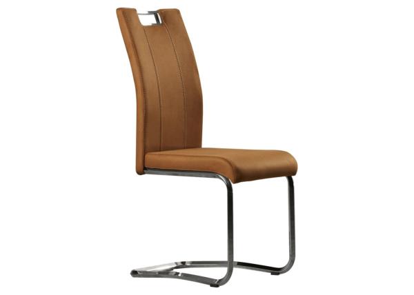 Taupe Faux Leather 60KGS 0.25CBM 43cm Upholstery Dining Chair