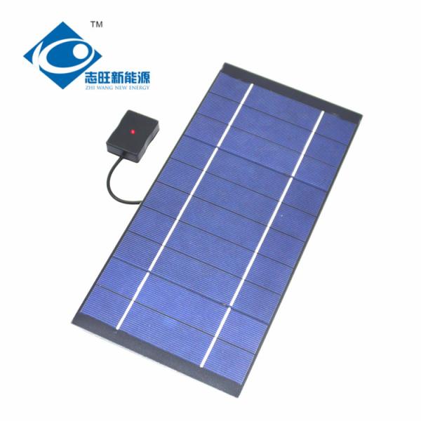 o ANIMAL DE ESTIMAÇÃO 5W laminou o carregador de acampamento Semi-flexível solar 5V do painel solar de filme fino de painel ZW-270130-P