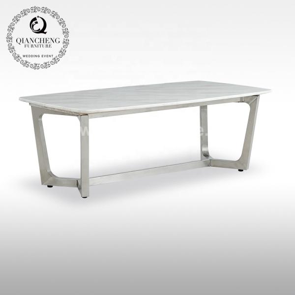 Marble 20mm White Granite Top Coffee Table Retangular Shape Home Furniture