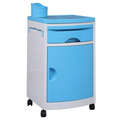 Colorful Detachable Hospital Bedside Cabinet With Wheels