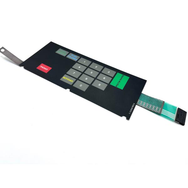 Capacitive Touch Film Custom Control Panel Polyester With Silver Circuit