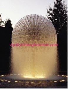 Dandelion Sphere Water Fountain Nozzle Crystal Ball Shape 1 Inch - 3 Inches