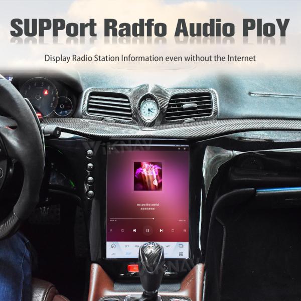 Андроид 11 13,6» автомобильных радиоприемников экрана касания для ОБЩЕГО РУКОВОДСТВА GranTurismo 2007-2017 Maserati GT