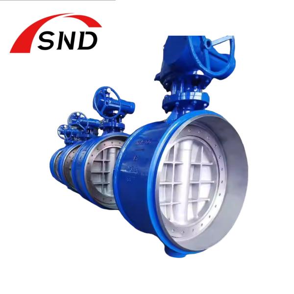 Cast Steel Welded Butterfly Valve Wafer Type For Petrochemical Industry